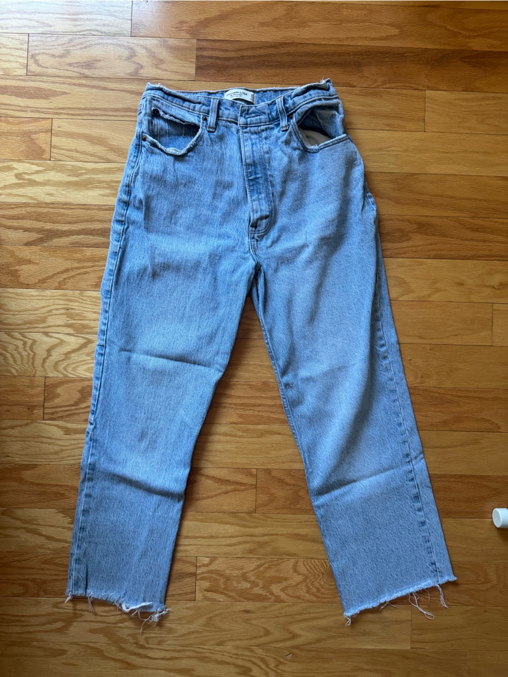 Abercrombie & Fitch Light Blue Straight Leg Jeans